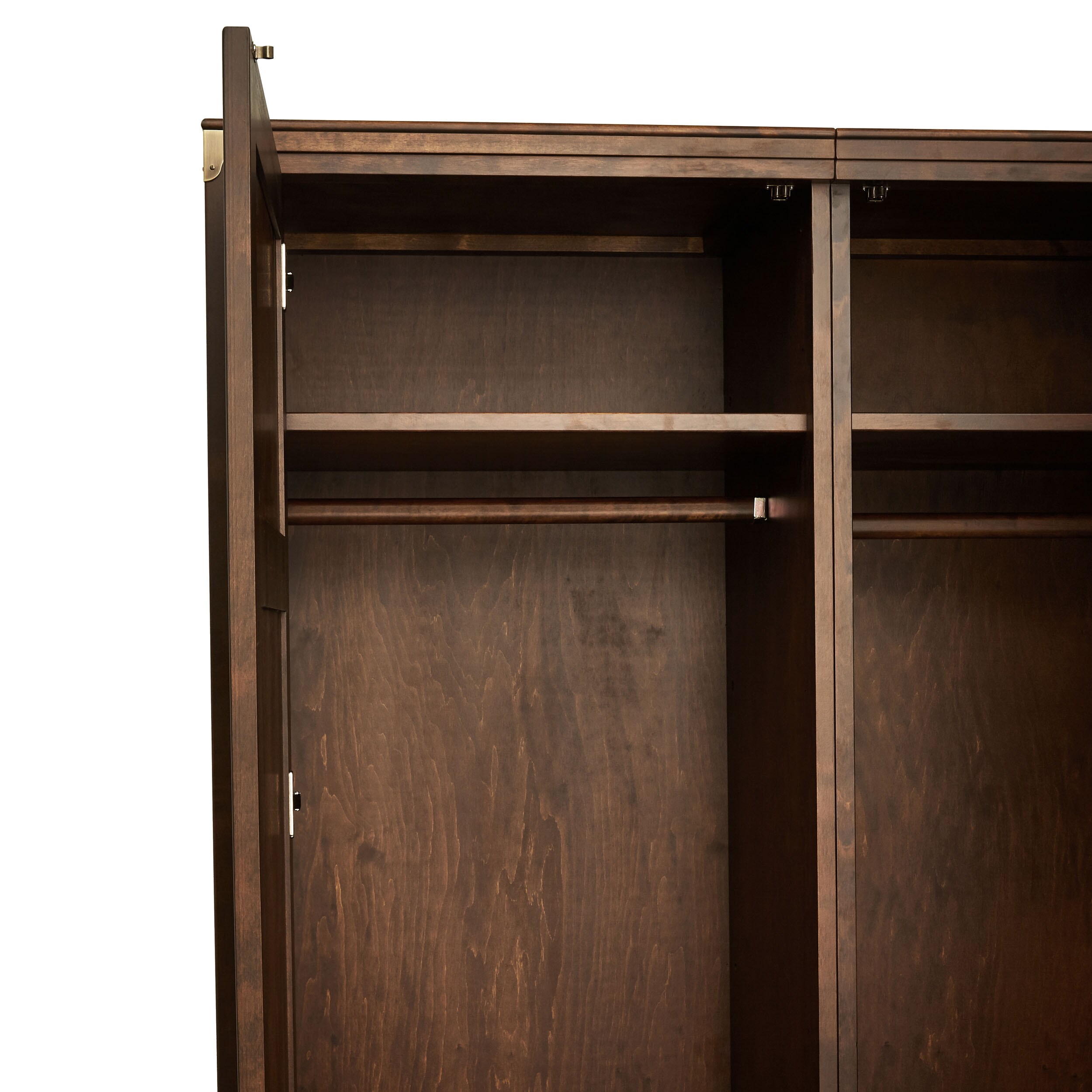 гардероб Балморал 2 врати цвят кестен, мед H195 W125 D62 cm