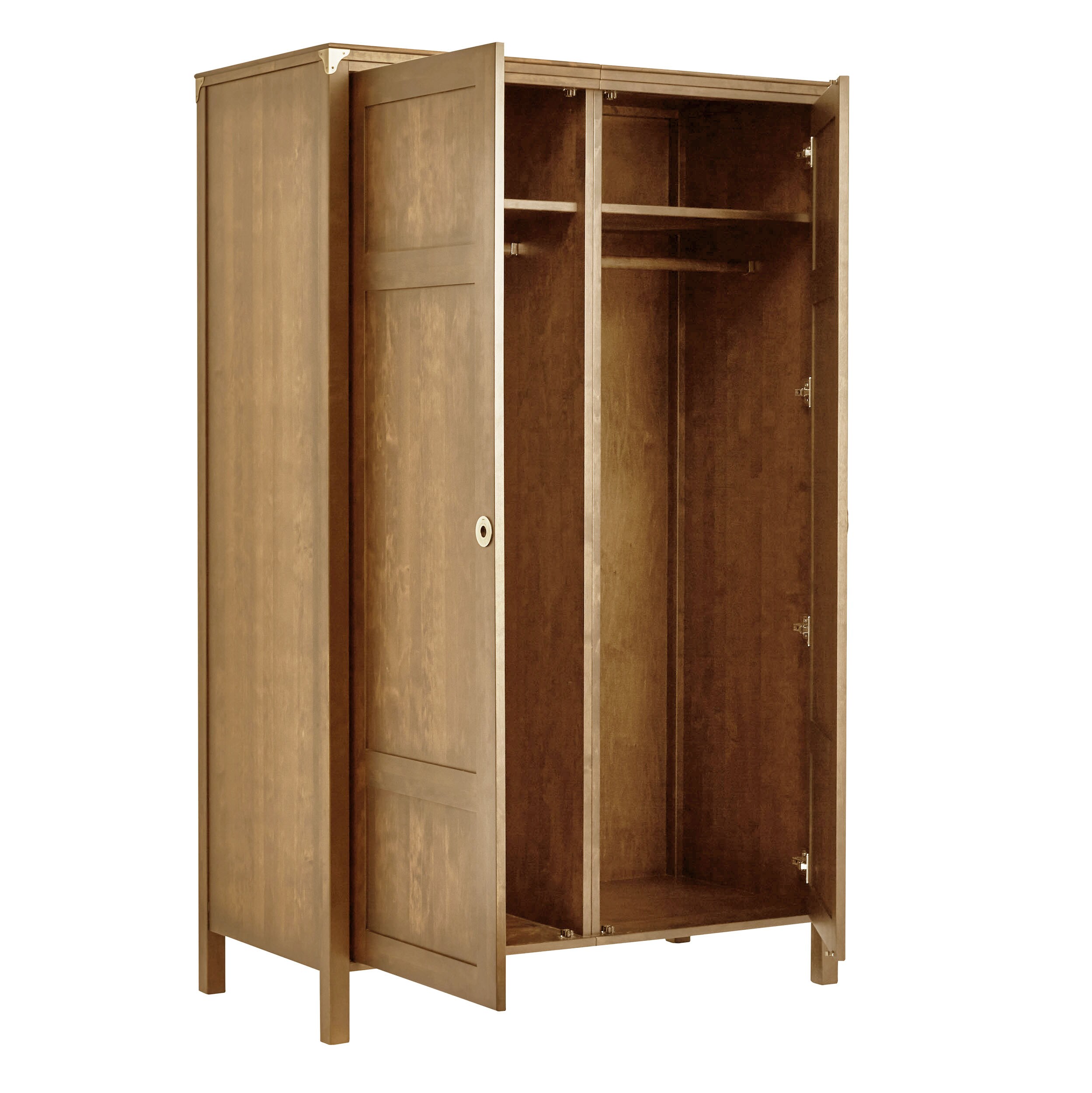 гардероб Балморал 2 врати цвят кестен, мед H195 W125 D62 cm
