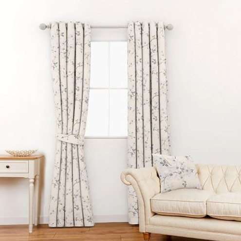 плат за завеси Йона цвят сребърен Ш140см