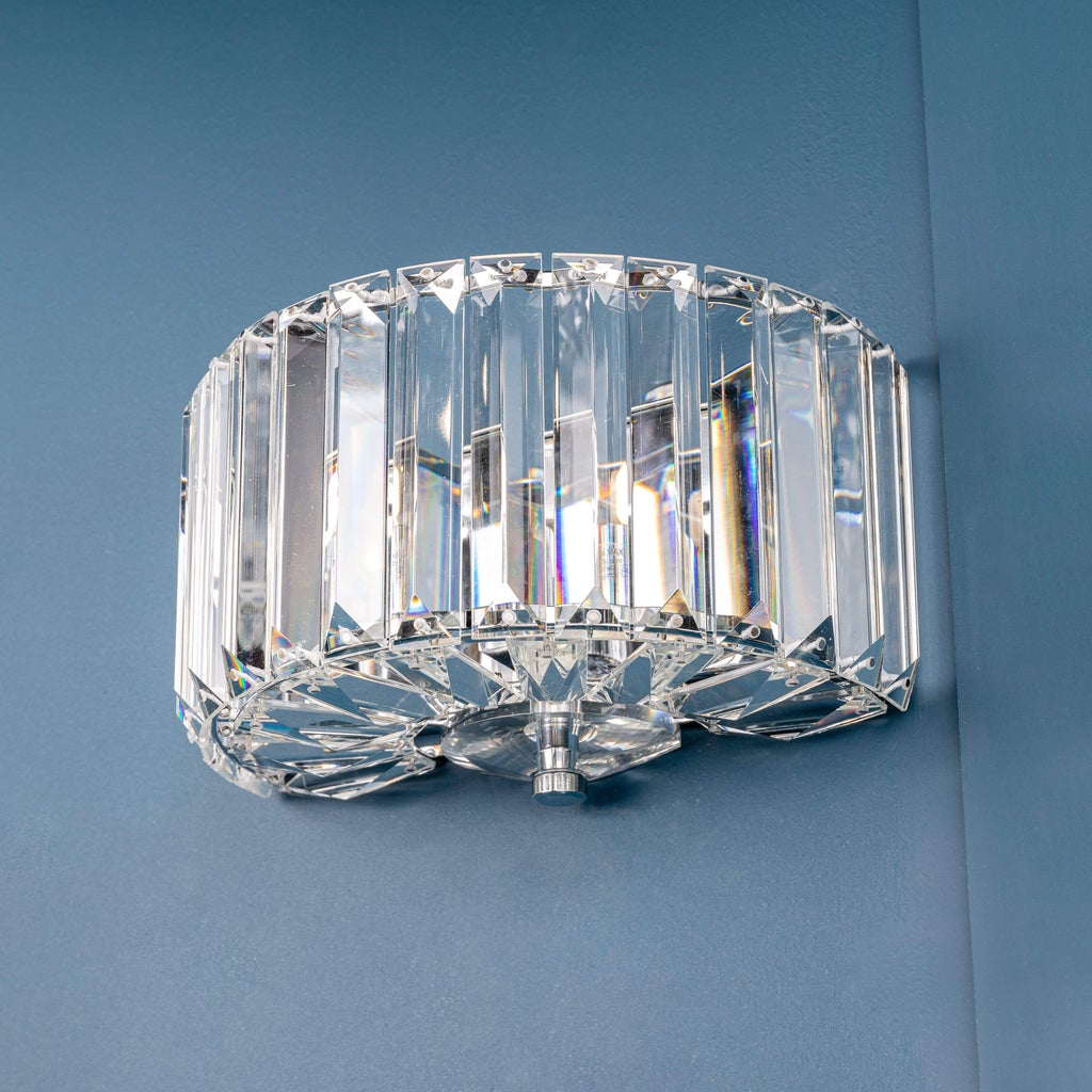 аплик Фернхърст кристален цвят хром D14 x H14 x W25cm