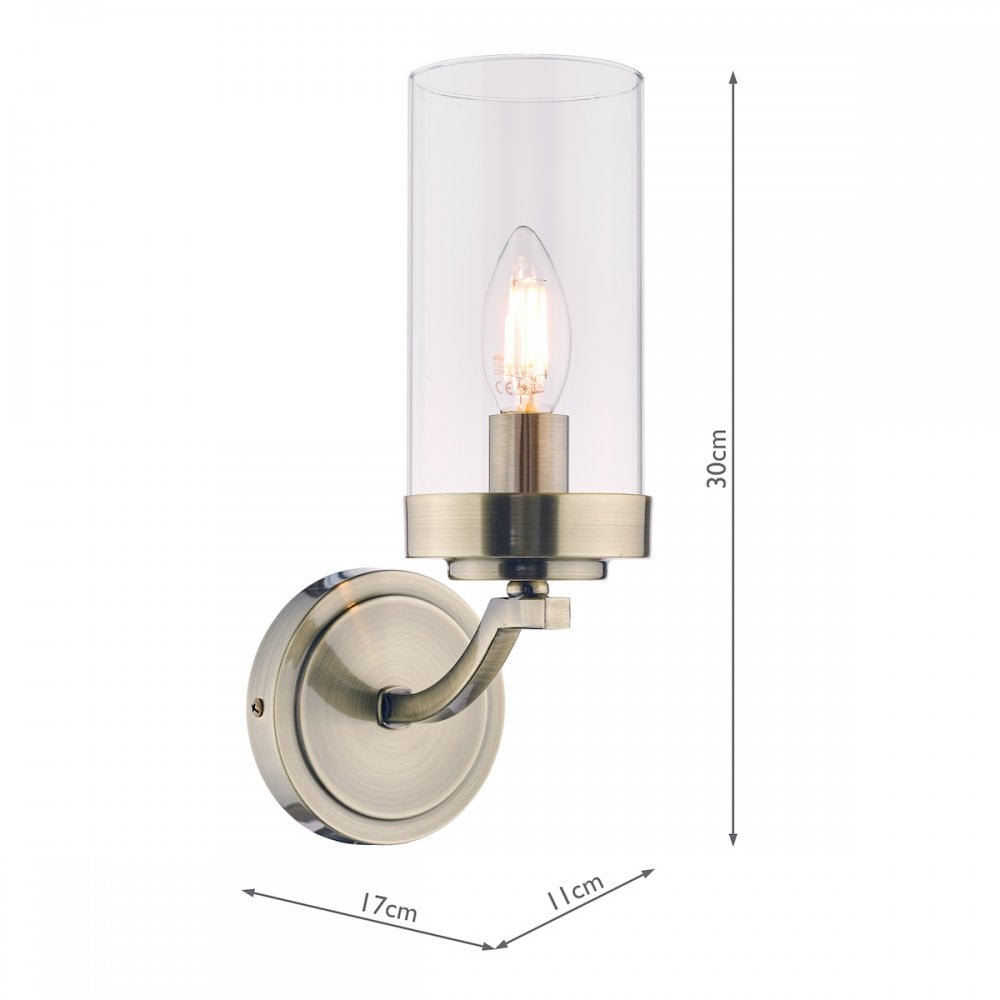 аплик Джоузеф цвят месинг D17 x H30 x W11cm