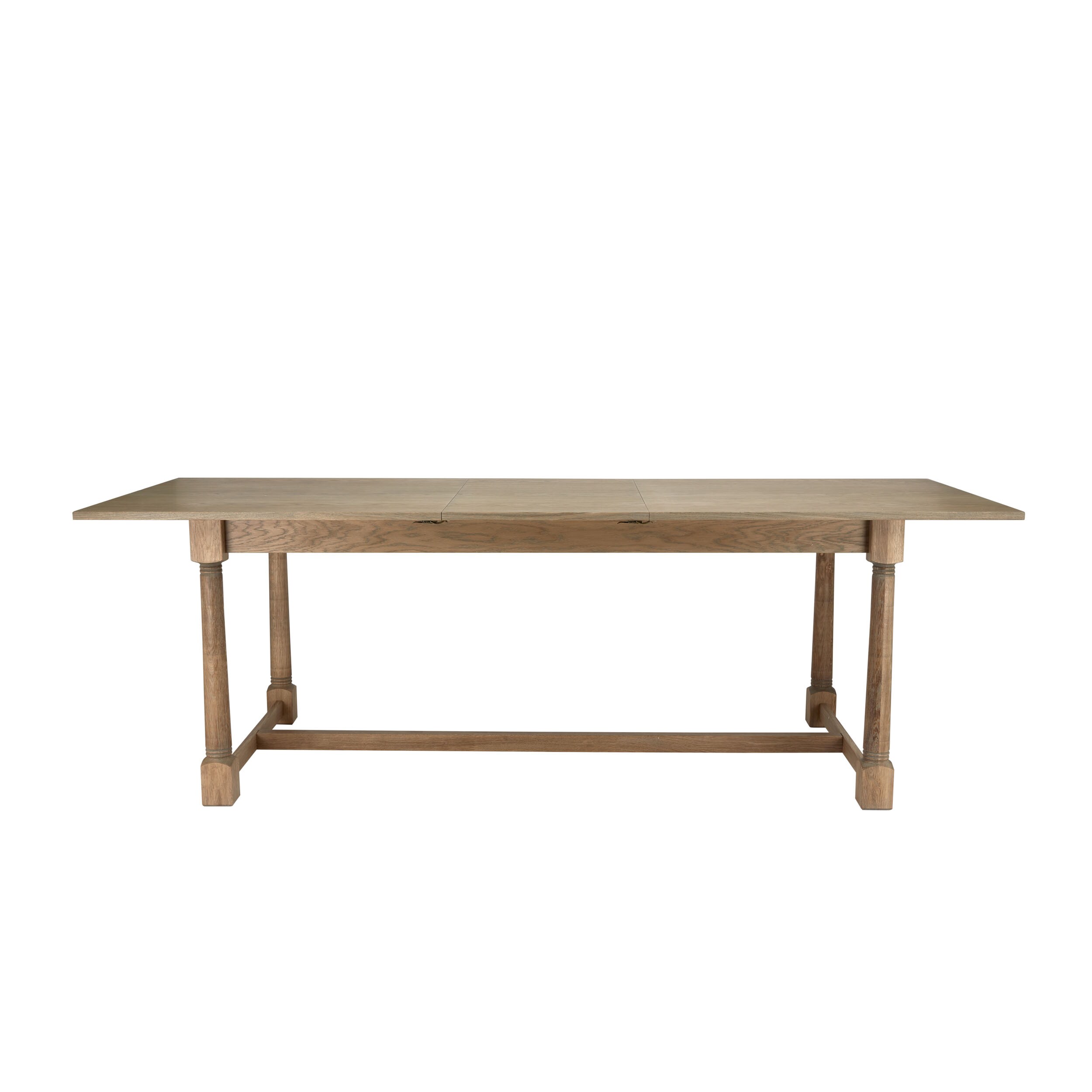 Разтегателна трапезарна маса Уелингтън цвят дъб H76 W180-230 D90cm